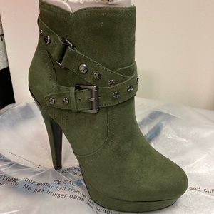 Green Guess Boots